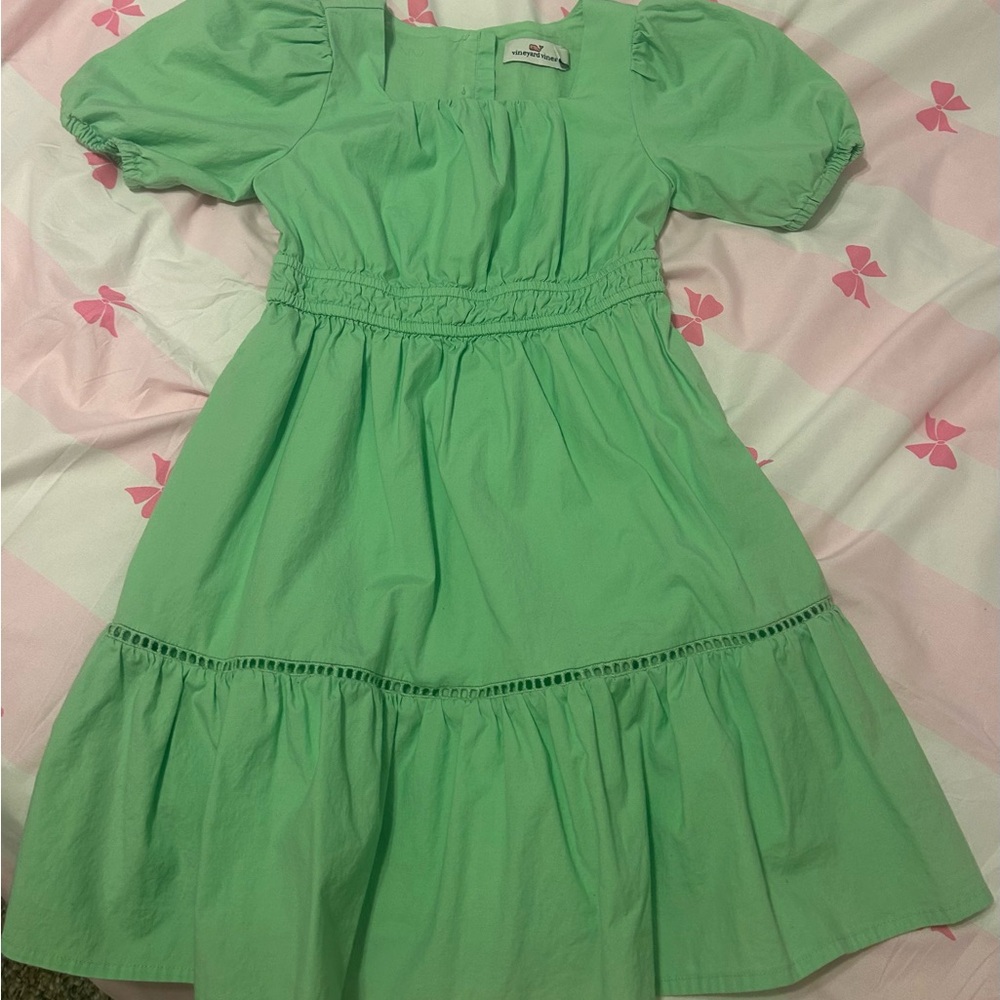 Vineyard Vines Green Kids Dress